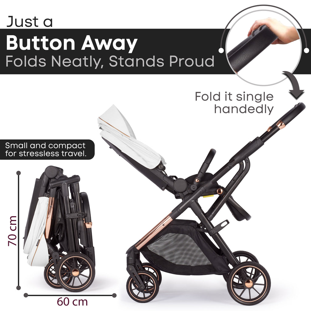 Lejoux+ Baby Pram Stroller Pushchair 0 Months +