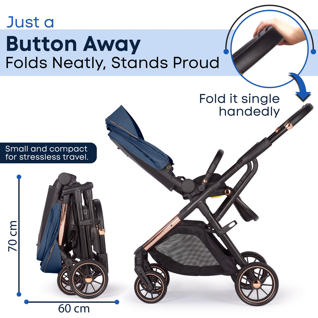 Lejoux+ Baby Pram Stroller Pushchair 0 Months +