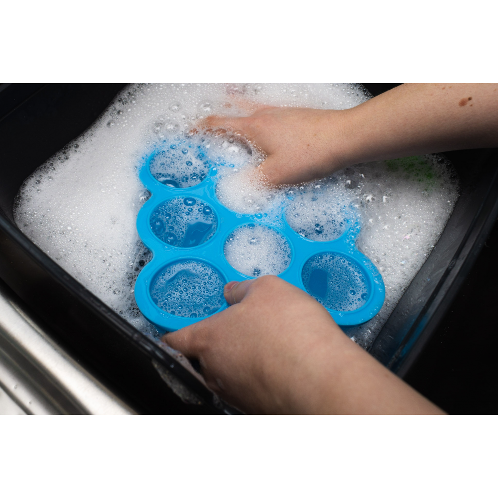 Callowesse Silicone Food Portion Storage Container & Lid – Green