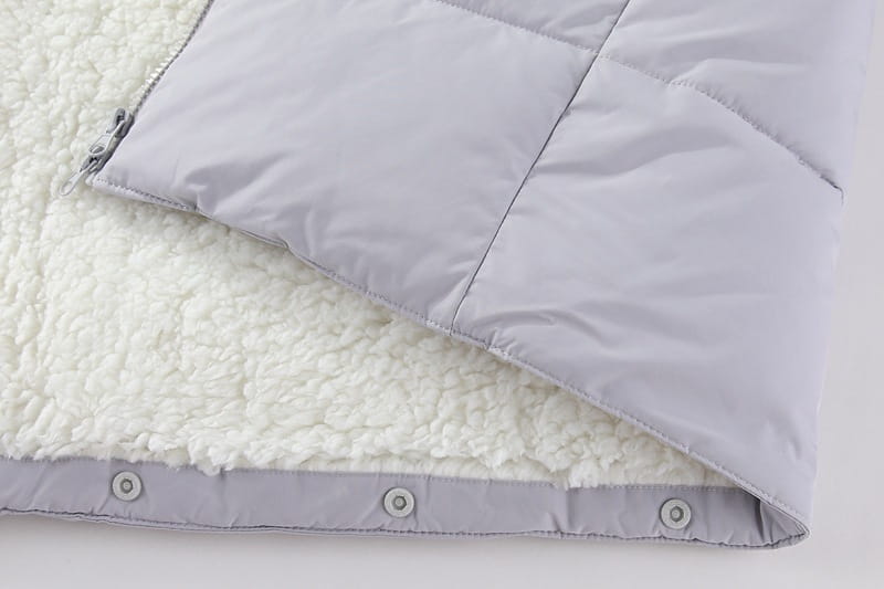 Autumn And Winter Warm Thickened Hooded Newborn Swaddle