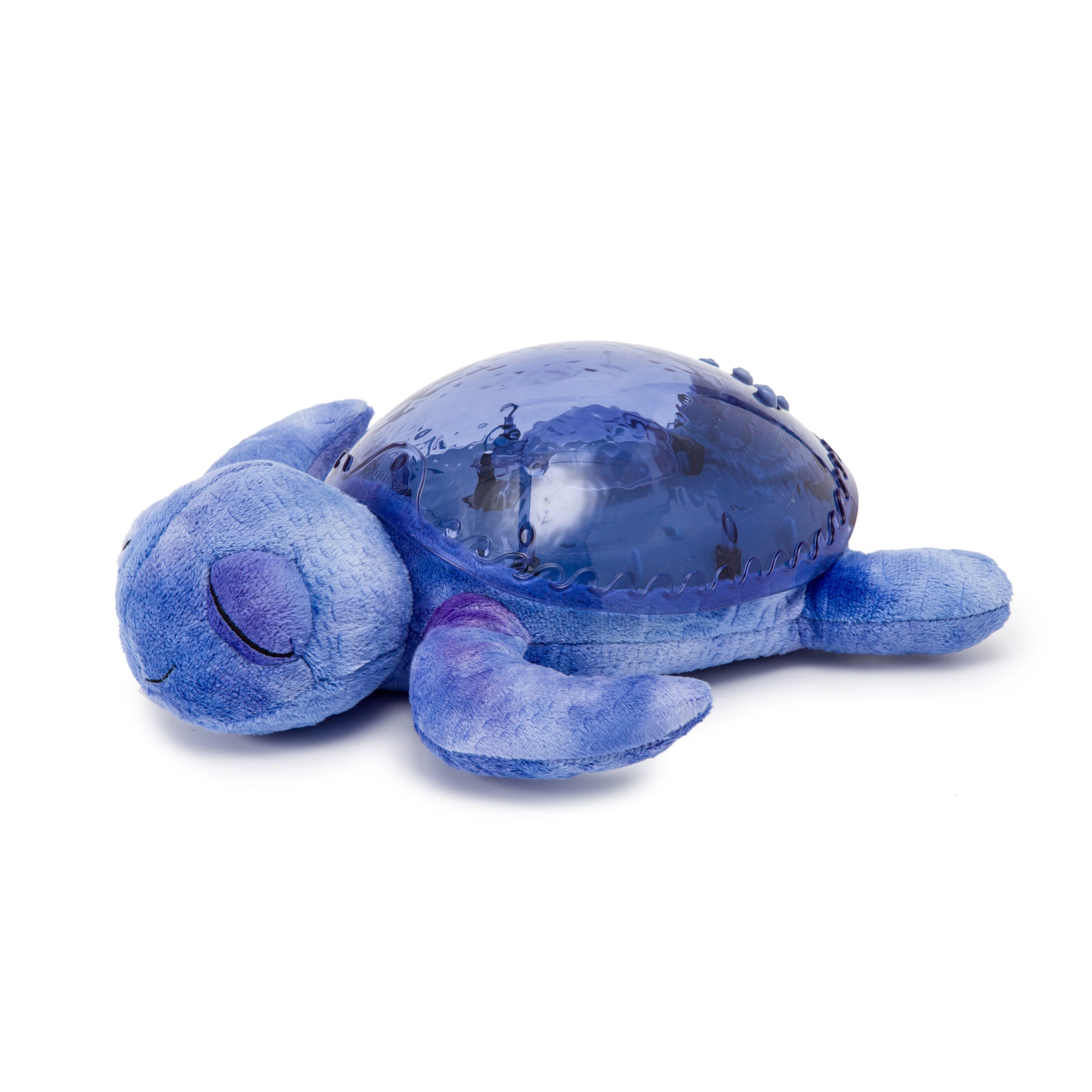 Cloud B Tranquil Turtle Rechargeable Projector Nightlight with White Noise Soothing Sounds - Ocean Blue