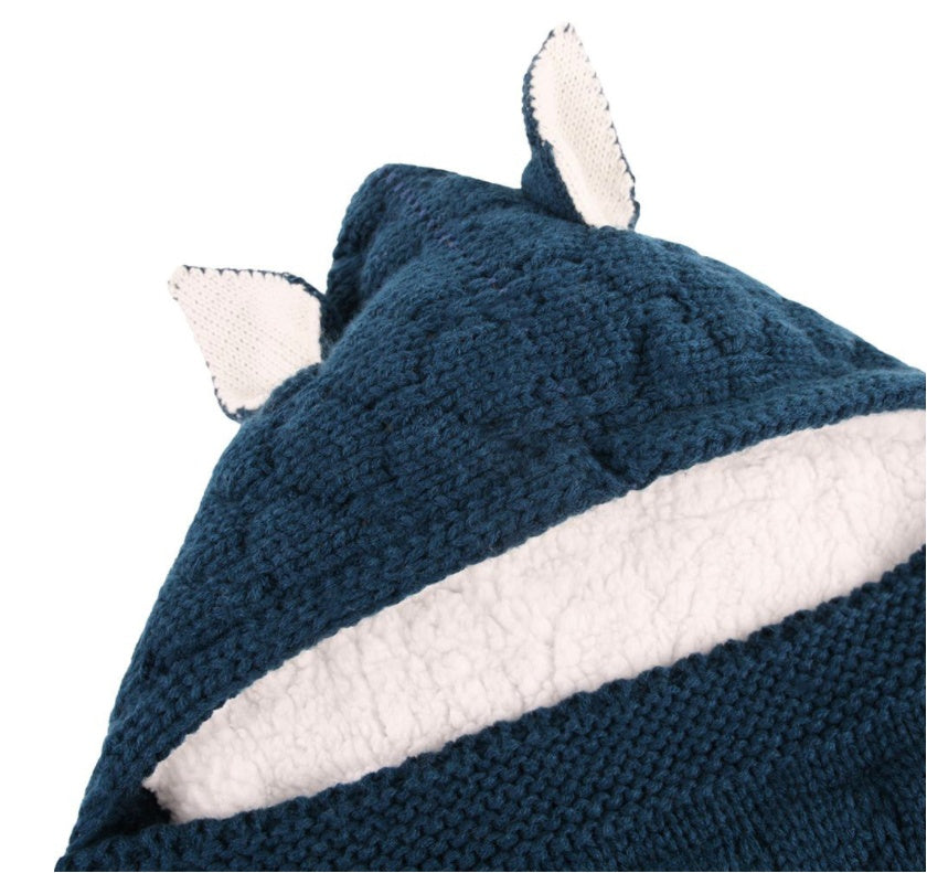 Premium Baby Sleeping Bag - Soft Lamb Cashmere Lined Infant Sleep Sack | Warm & Cozy Newborn Swaddle Blanket