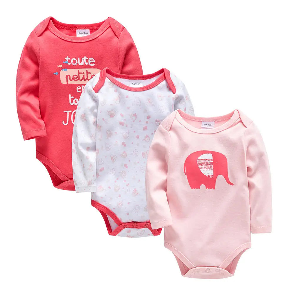 Long Sleeve Cartoon Newborn Baby Clothes