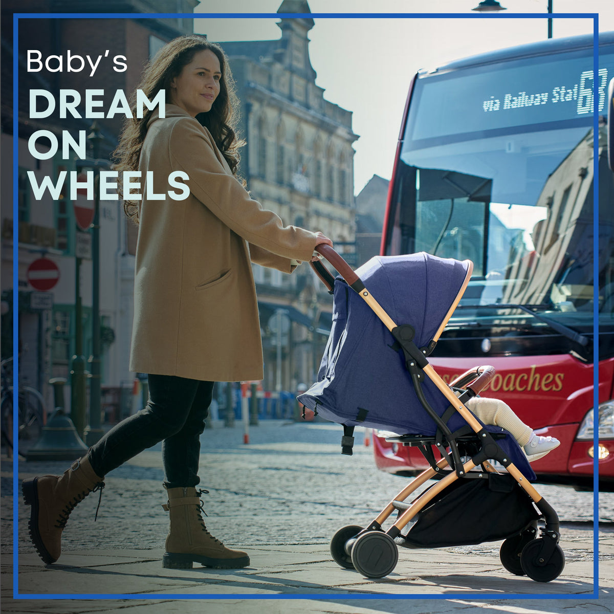 Lejoux Go Baby Travel Stroller Pram Pushchair Buggy