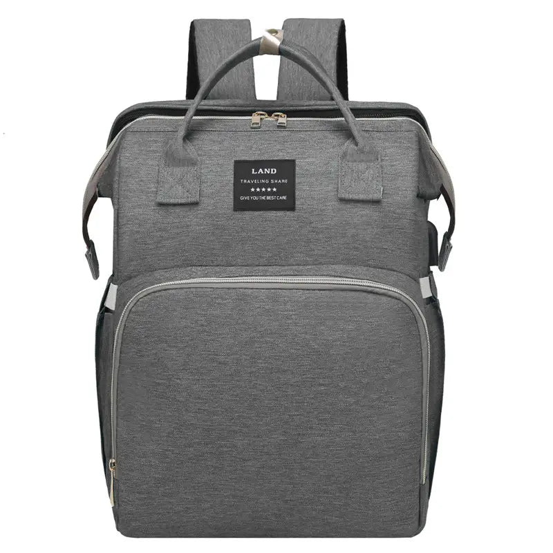 Multifunctional Maternity Diaper Backpack Upgraded With Removable Mosquito Net Large Capacity Foldable Infants Baby