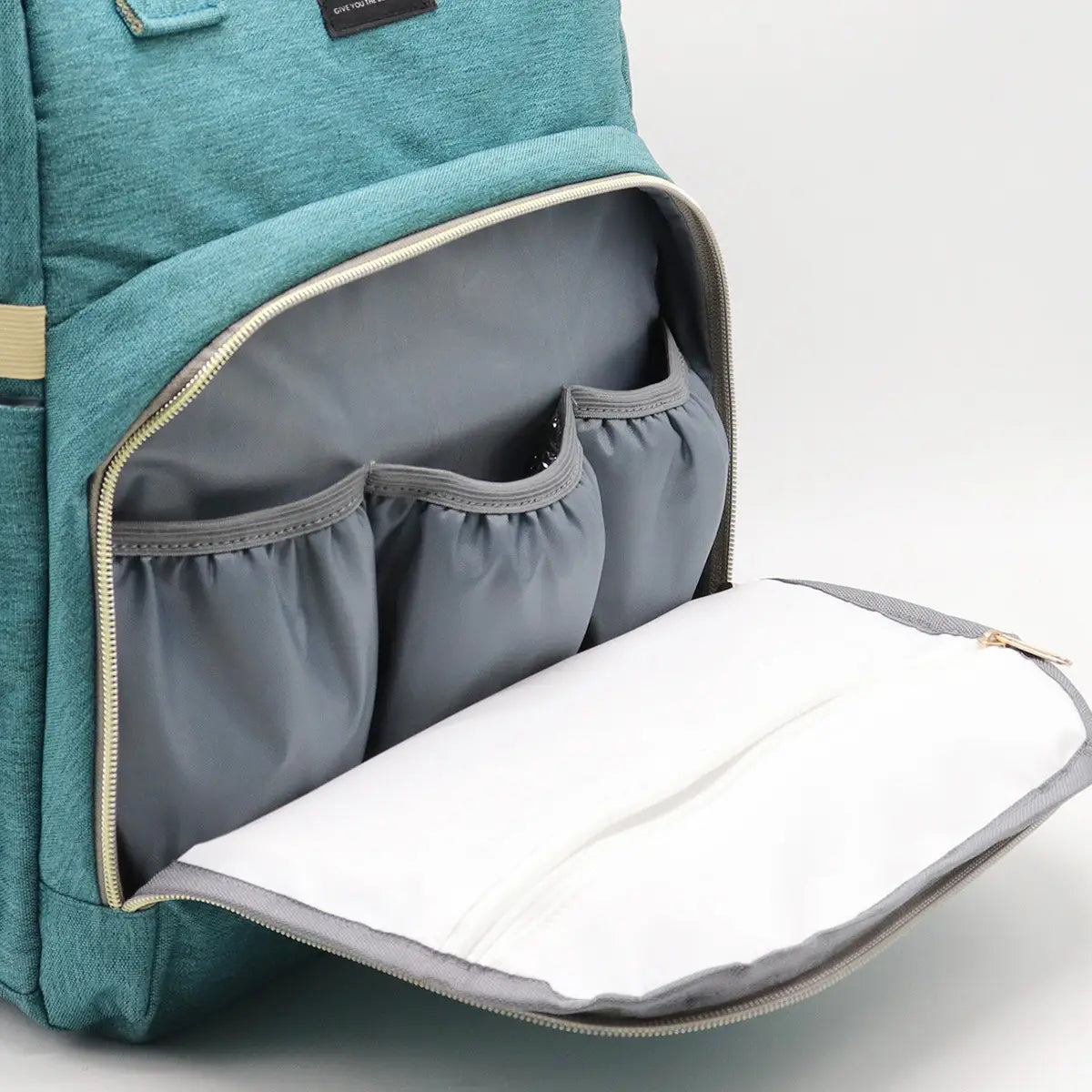 Multifunctional Maternity Diaper Backpack Upgraded With Removable Mosquito Net Large Capacity Foldable Infants Baby