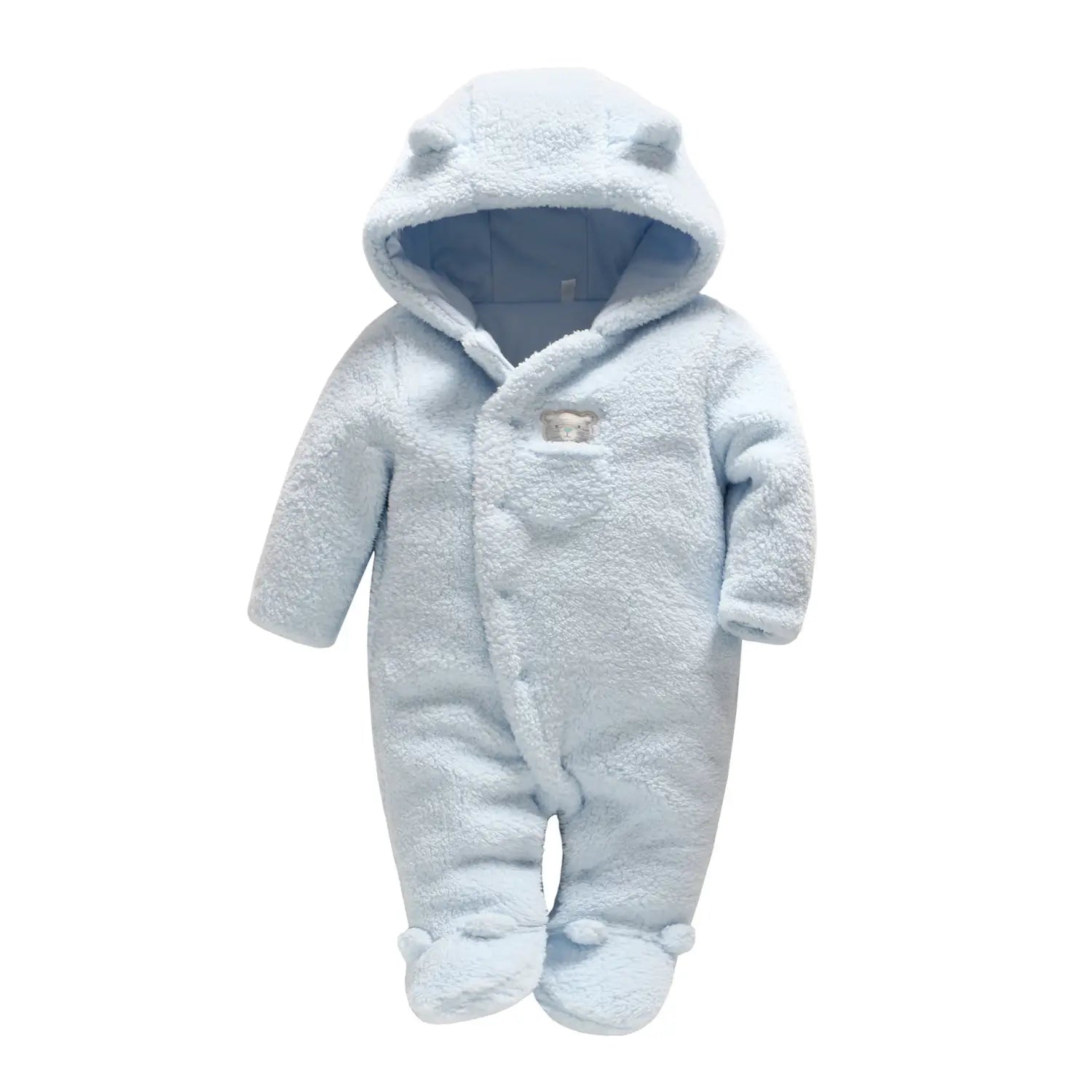 Baby clothes lamb winter cotton padded clothes baby newborn baby skin thickening climb Siamese clothes cotton