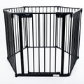 Callowesse Multi-Gate Playpen Room Guard - Black