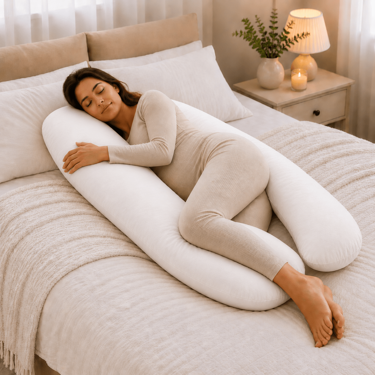12 FT Maternity Pillow / Pregnancy Pillow - No Case
