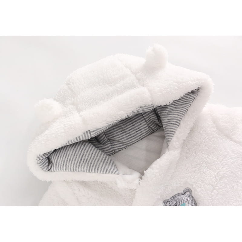 Baby clothes lamb winter cotton padded clothes baby newborn baby skin thickening climb Siamese clothes cotton