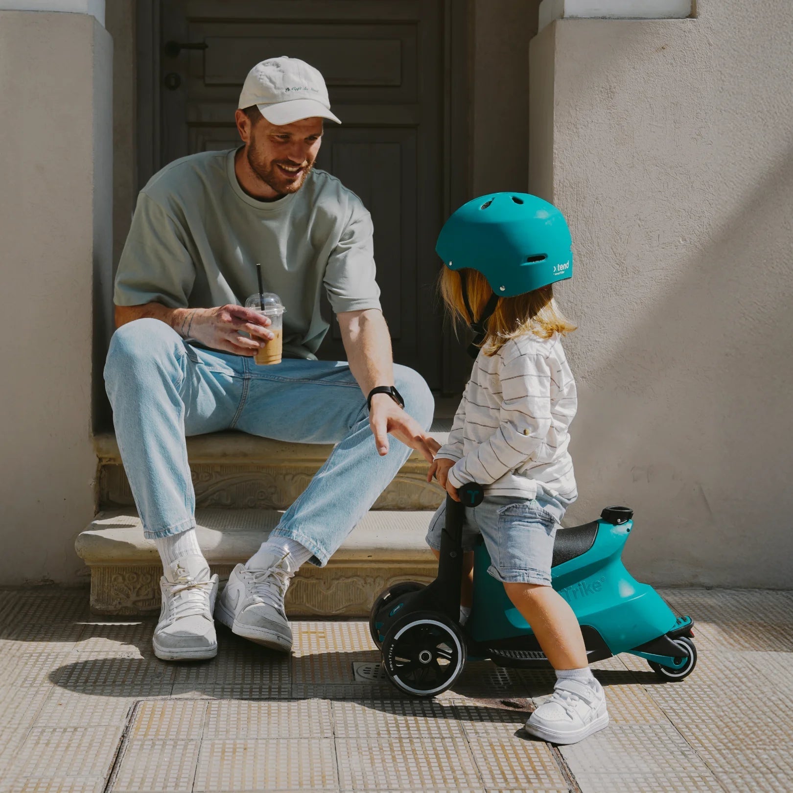 SmarTrike Xtend 4 in 1 Ride on Plus Scooter - Pink