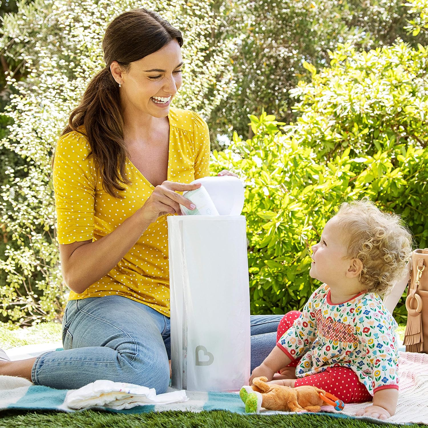 Munchkin BagIt Portable Disposable Nappy Bin