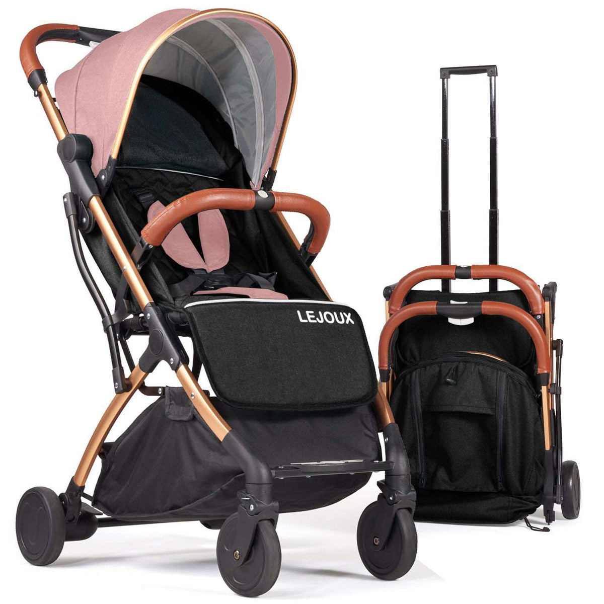 Lejoux Go Baby Travel Stroller Pram Pushchair Buggy