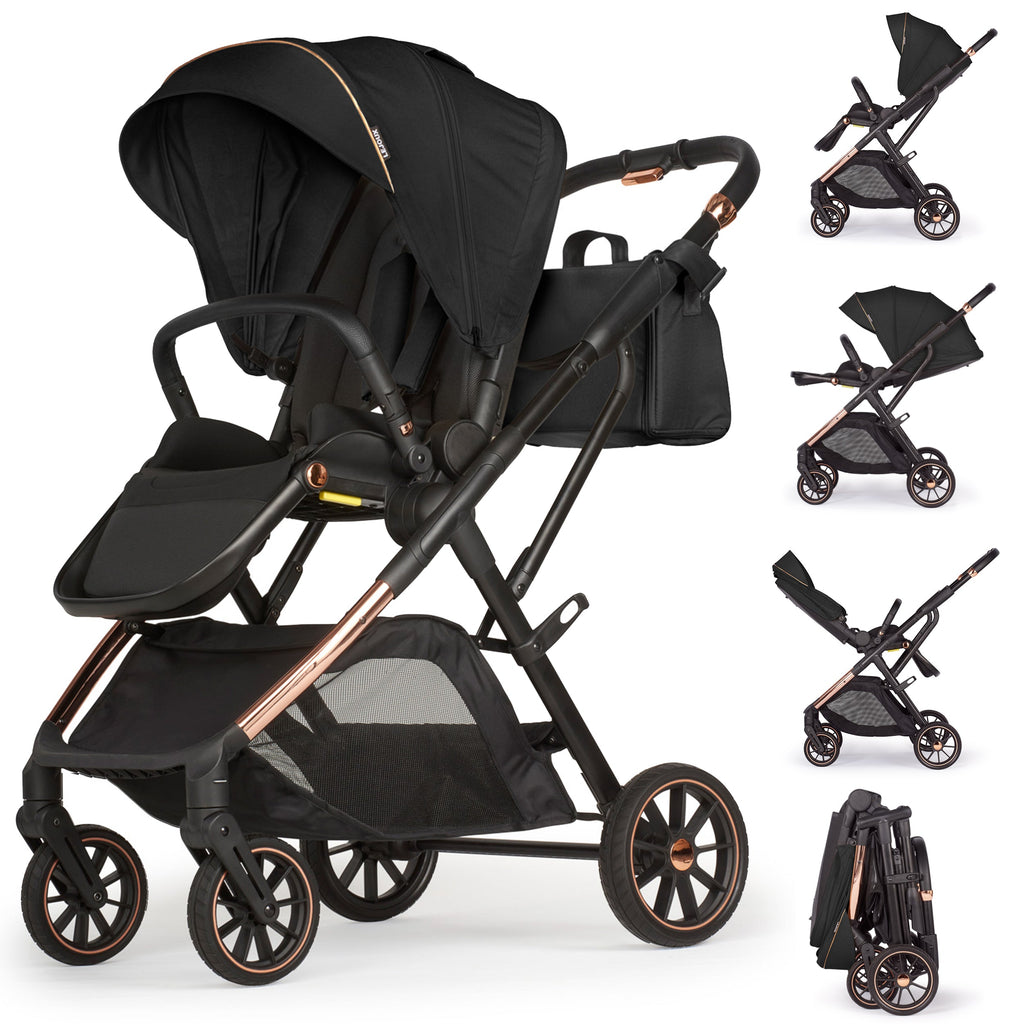 Lejoux+ Travel System Including Car seat, Mum Bag
