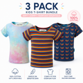 Three Kids Baby T-Shirt Bundle – Soft Cotton Everyday Essentials-0