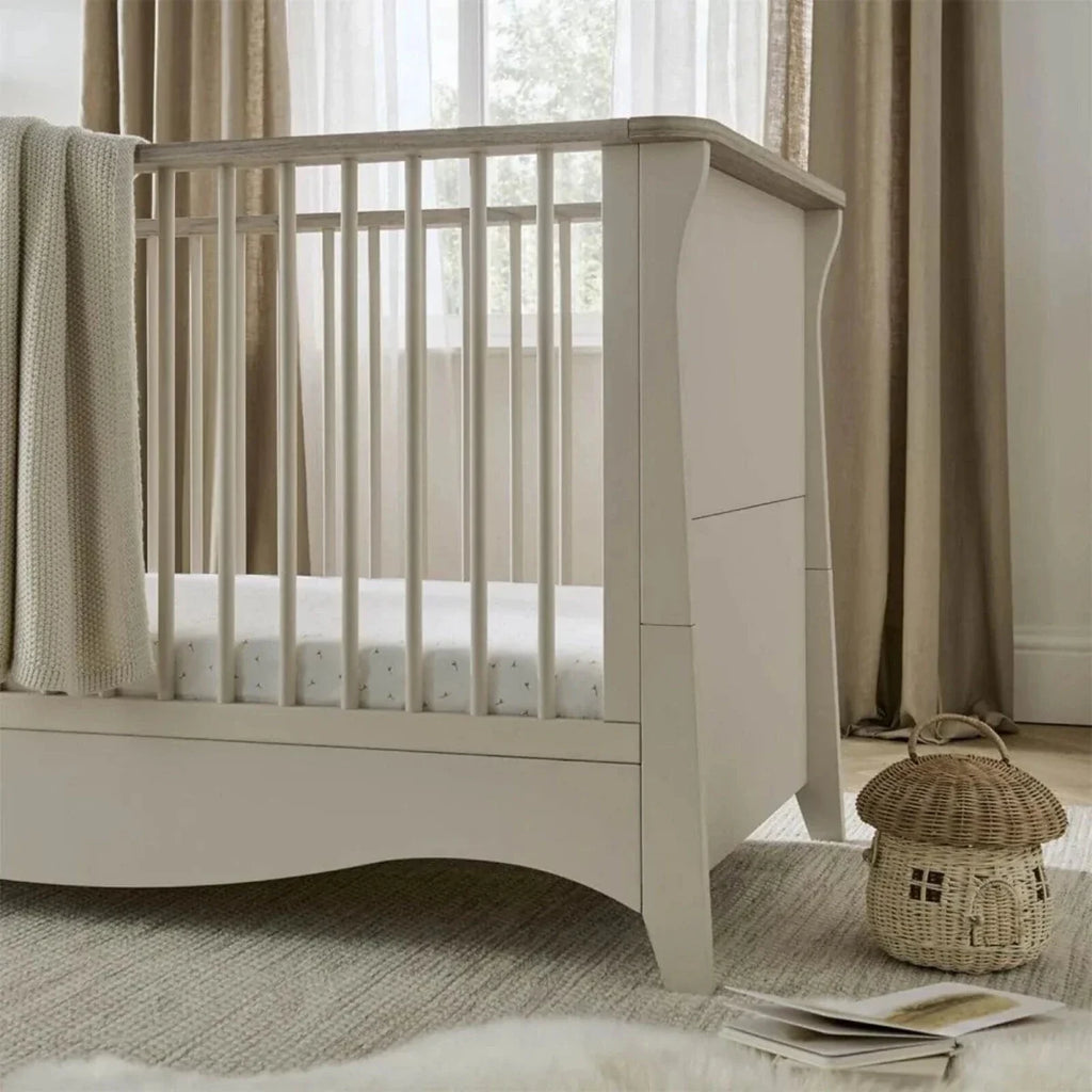 CuddleCo Clara 2 Piece Nursery Furniture Set - Cashmere & Ash