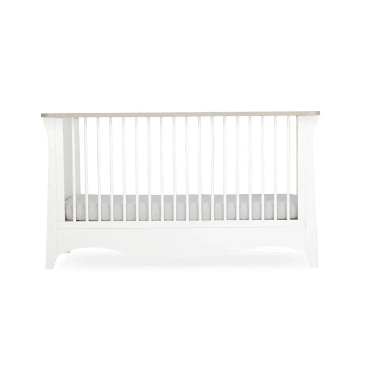 CuddleCo Clara 3 Piece Nursery Furniture Set - White & Ash