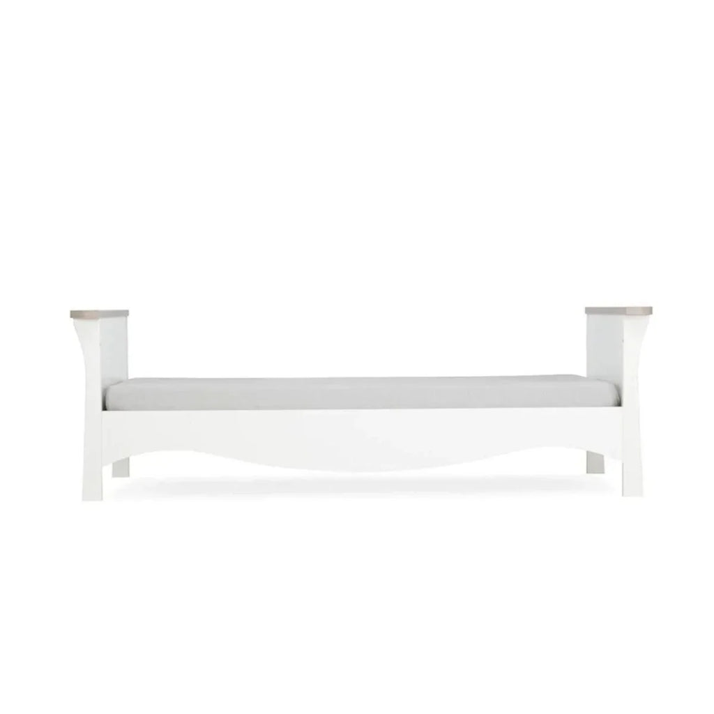 CuddleCo Clara 3 Piece Nursery Furniture Set - White & Ash