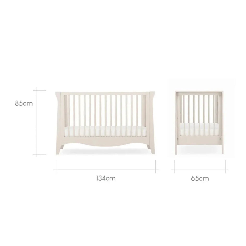 CuddleCo Clara Mini Cot Bed - Cashmere