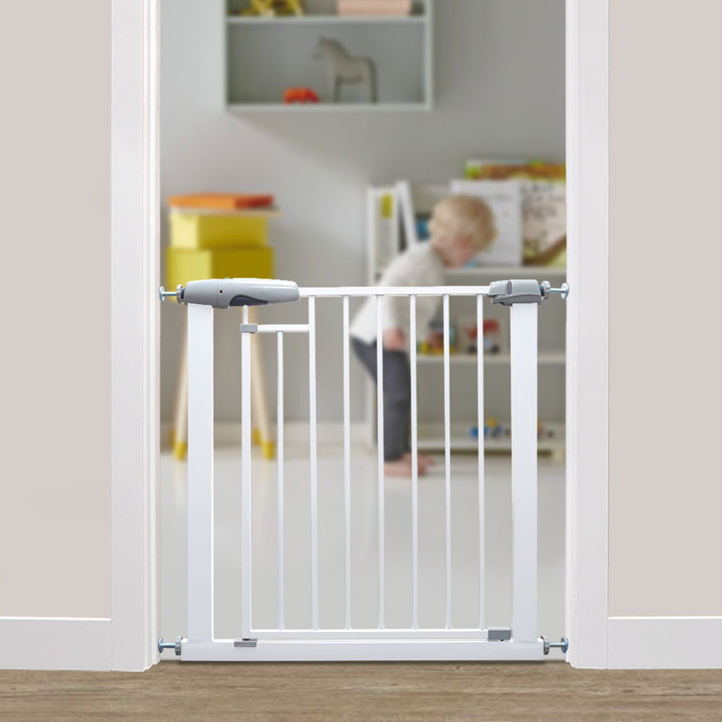 Callowesse Freedom Magnetic Auto-Close Baby Stair Gate - White