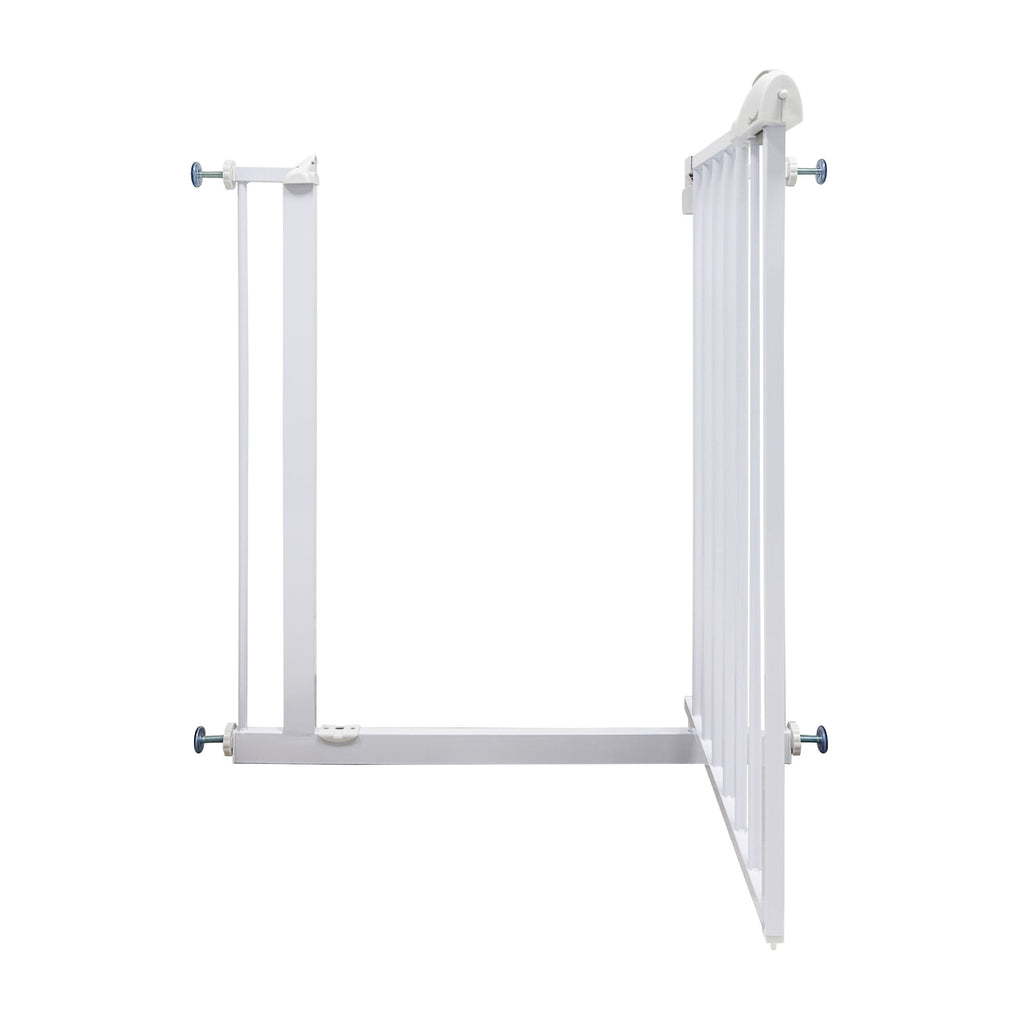 Callowesse Kangal Baby & Toddler Pressure Fit Door & Stair Safety Gate | 75-85cm x H79cm - White