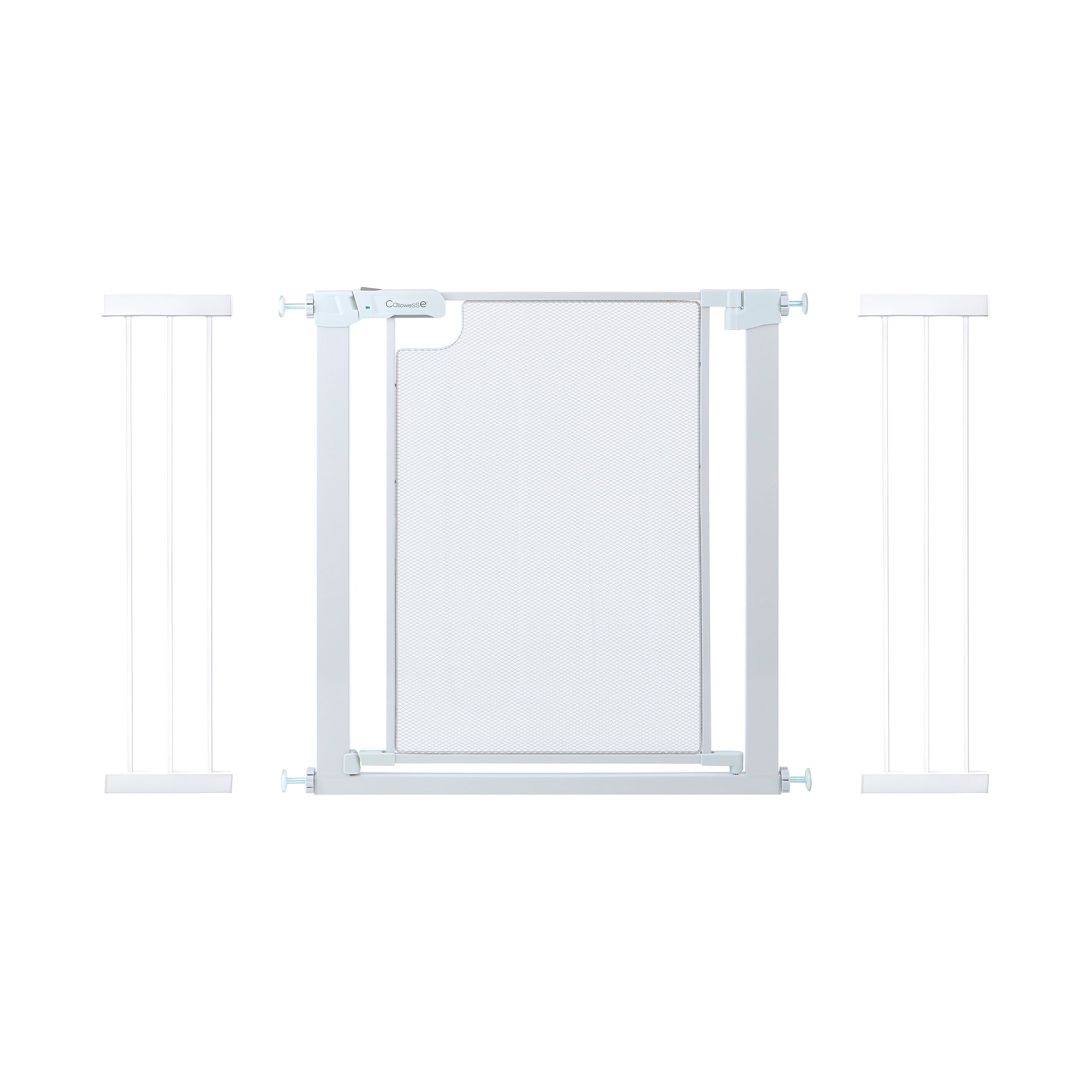 Callowesse Metal Mesh Baby Stair Gate - Glacial White