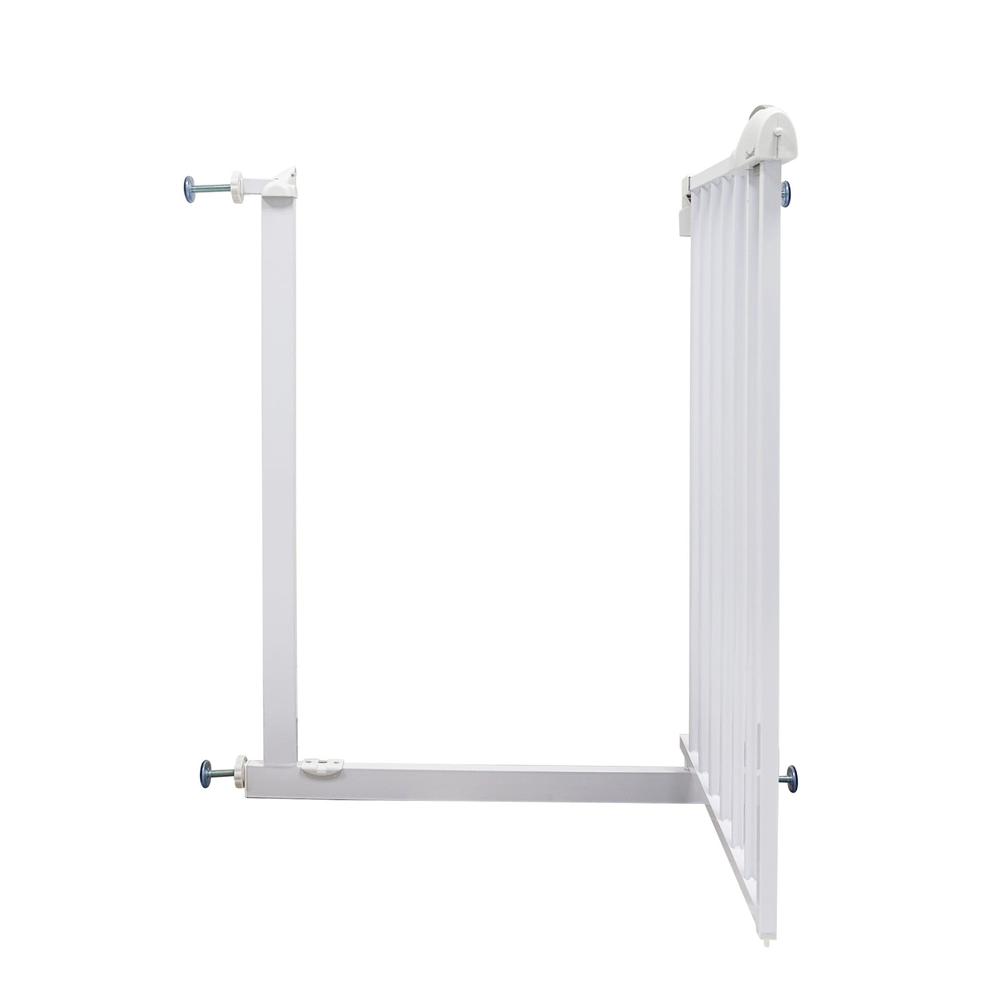 Callowesse Narrow Baby & Toddler Pressure Fit Door & Stair Safety Gate | 67-75cm x H79cm - White