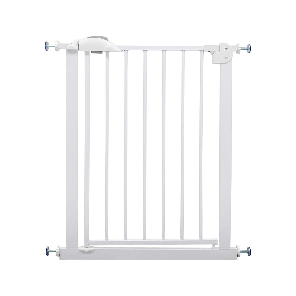 Callowesse Narrow Baby & Toddler Pressure Fit Door & Stair Safety Gate | 67-75cm x H79cm - White