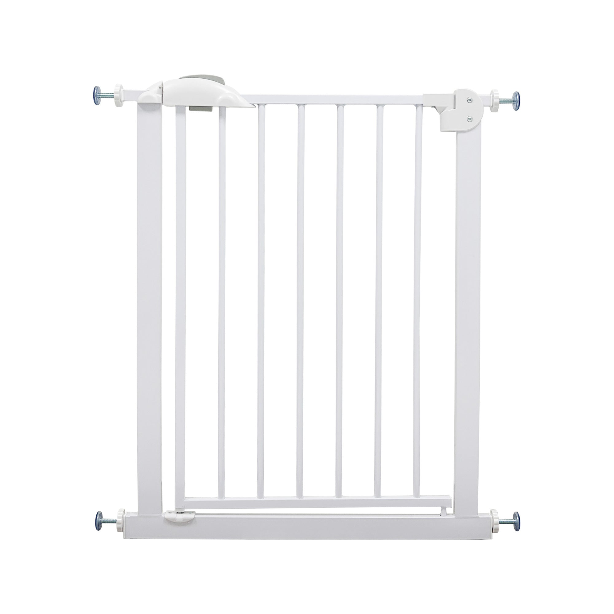 Callowesse Narrow Baby & Toddler Pressure Fit Door & Stair Safety Gate | 67-75cm x H79cm - White