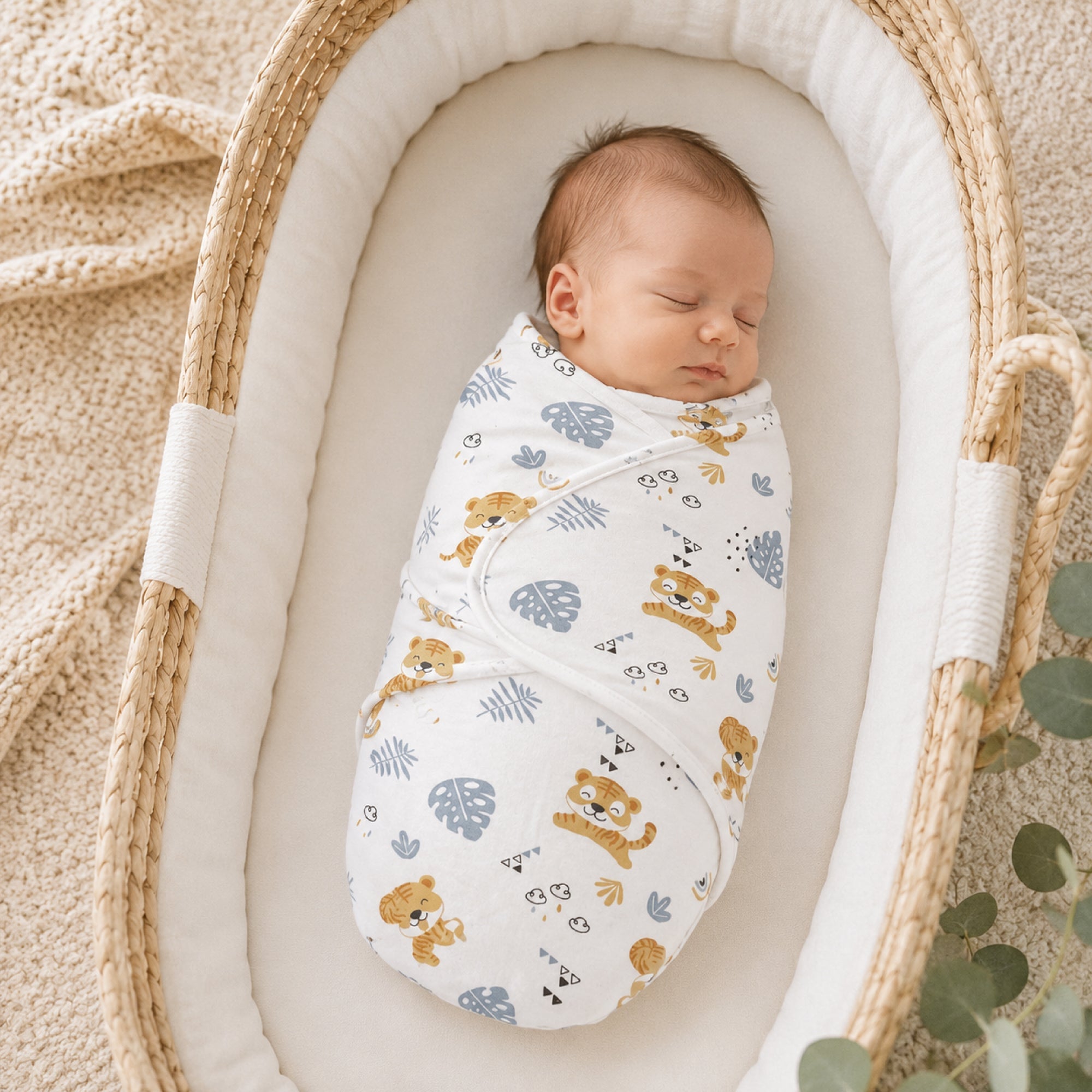 Callowesse Newborn Baby Swaddle 0-3 Months 0.5 TOG - Curious Cubs