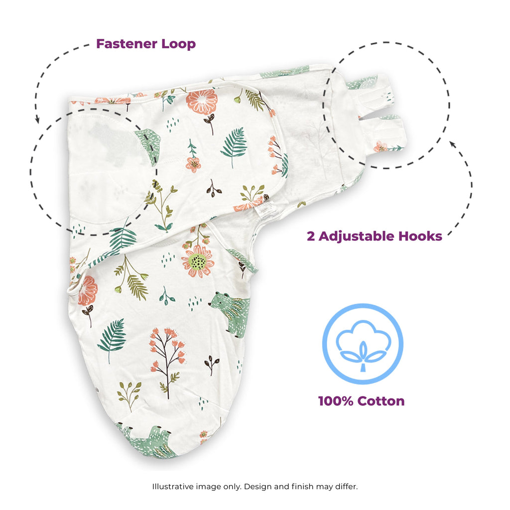 Callowesse Newborn Baby Swaddle 0-3 Months 0.5 TOG - Bears and Blossoms