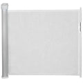 Callowesse Omni-Directional Retractable Stair Safety Gate 0-130cm – White & Silver