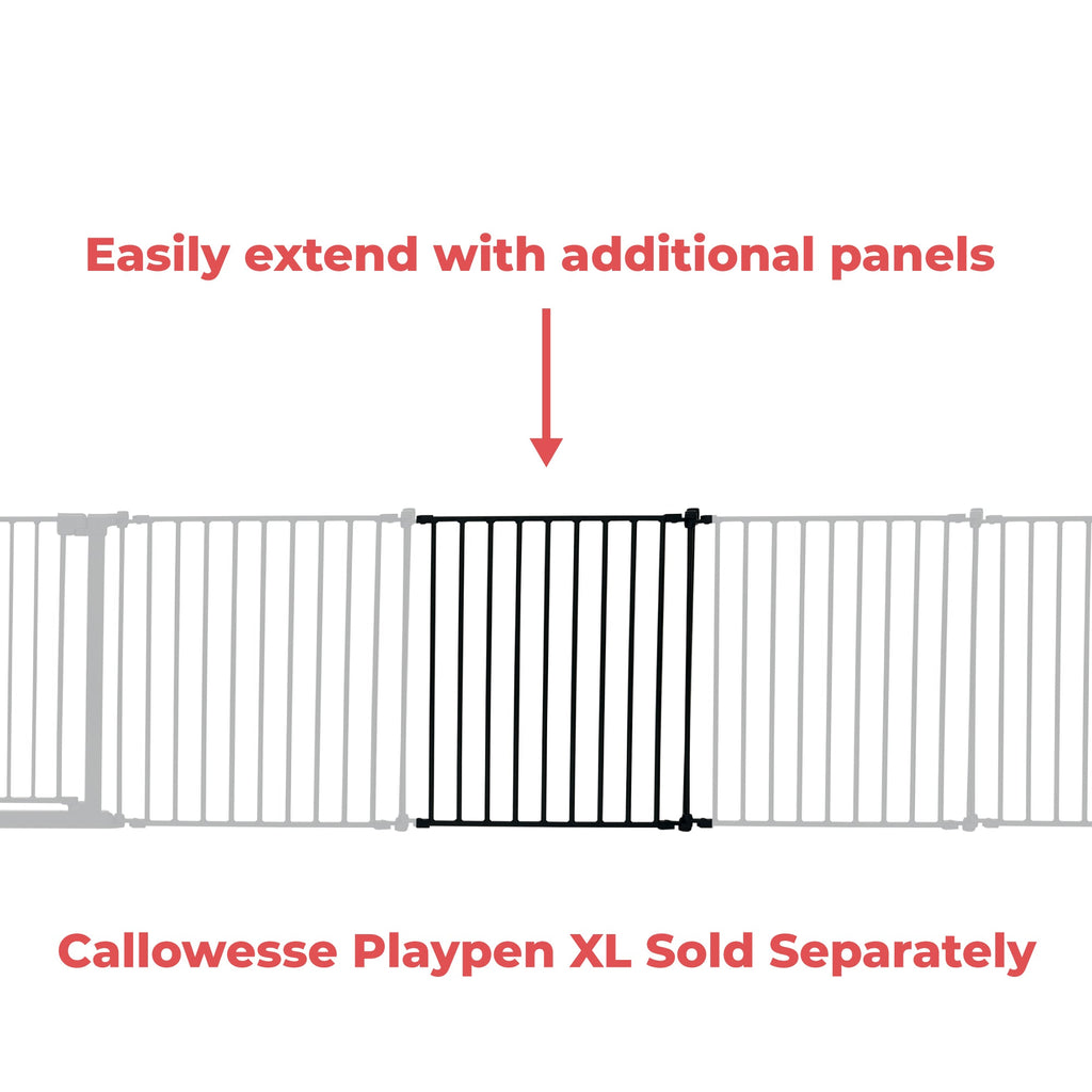 Callowesse XL Hexagonal Playpen 67.5cm Additional Panel - Black