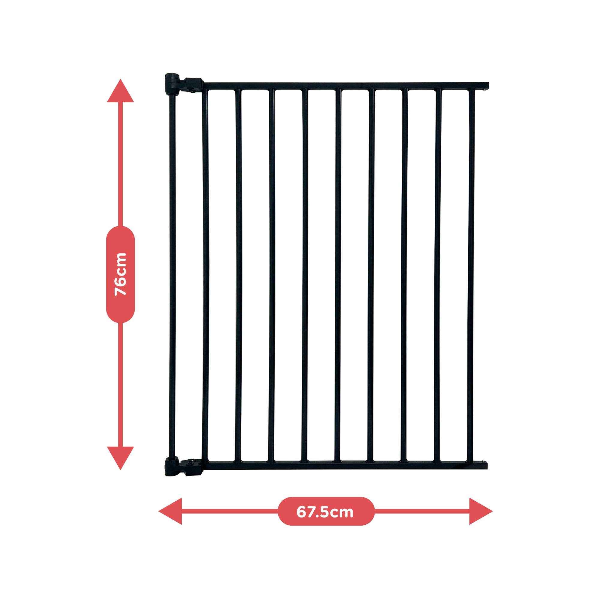 Callowesse XL Hexagonal Playpen 67.5cm Additional Panel - Black