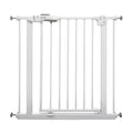 Callowesse Shiba Easy Close Baby & Toddler Pressure Fit Door & Stair Safety Gate | 75-85cm x H78cm - White