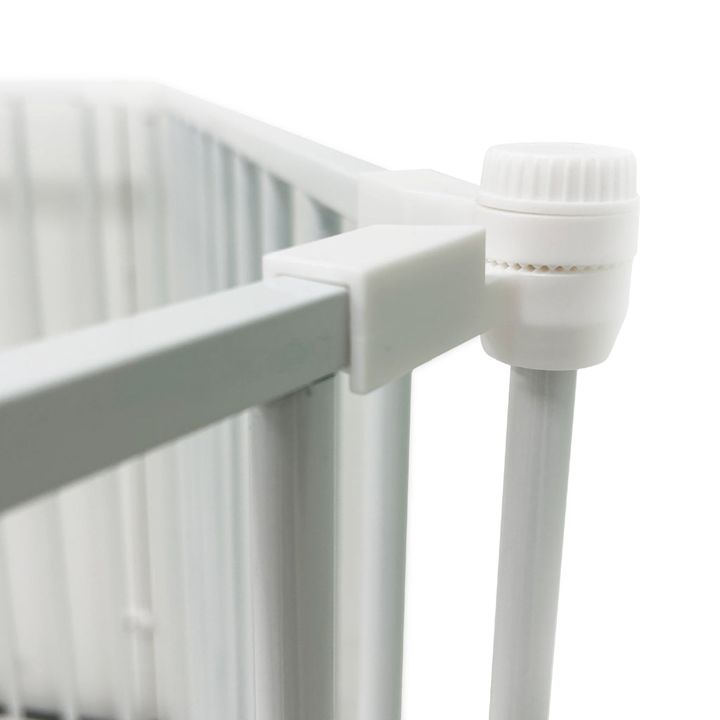 Callowesse XL Extendable Hexagonal Playpen, Fireguard and Room Divider - White