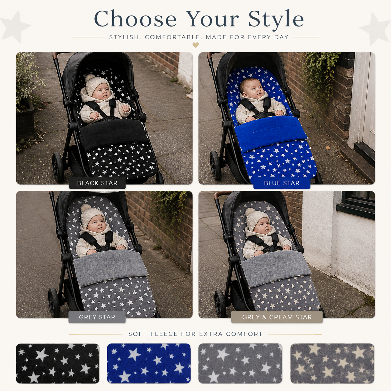 Universal Snuggle Buggy Summer Footmuff - Fits All Pushchairs / Prams And Buggies