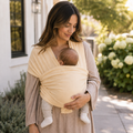 Organic Baby Wrap Carrier - Cream