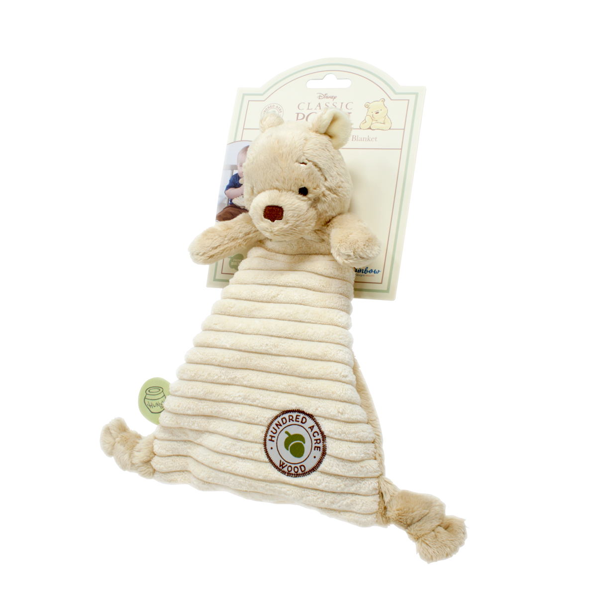 Rainbow Designs  Hundred Acre Wood Winnie the Pooh Comfort Blanket