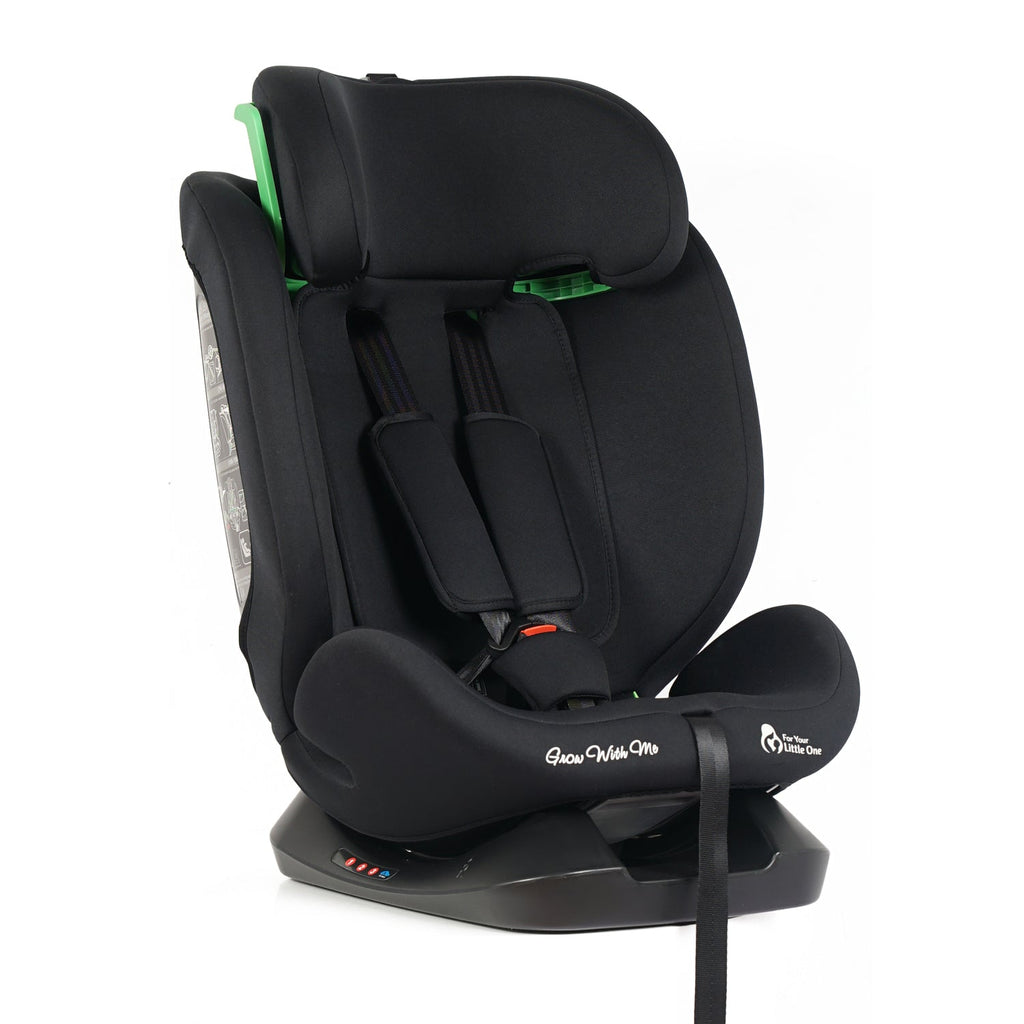 For Your Little One GrowWithMe 0/1/2/3 i-Size Car Seat - Midnight Black (Birth-12 Years)