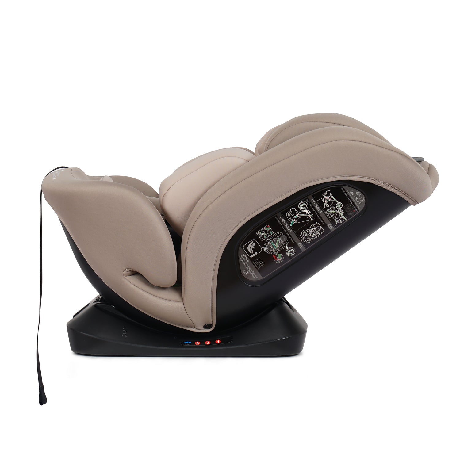 For Your Little One GrowWithMe 0/1/2/3 i-Size Car Seat - Latte Beige (Birth-12 Years)