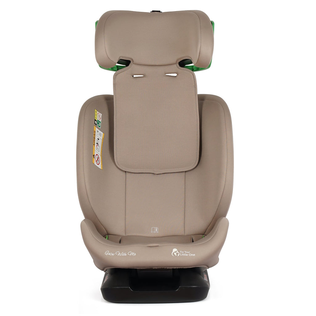 For Your Little One GrowWithMe 0/1/2/3 i-Size Car Seat - Latte Beige (Birth-12 Years)
