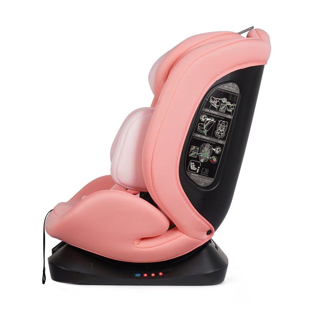 For Your Little One GrowWithMe 0/1/2/3 i-Size Car Seat - Blush Rose (Birth-12 Years)