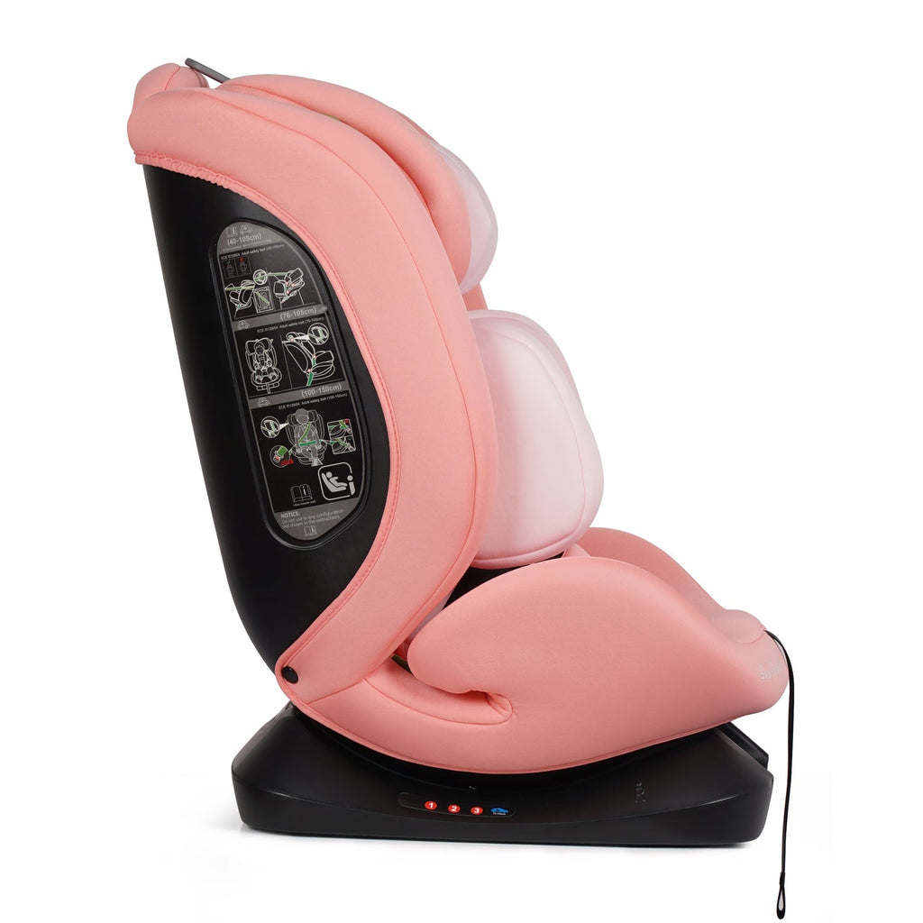 For Your Little One GrowWithMe 0/1/2/3 i-Size Car Seat - Blush Rose (Birth-12 Years)