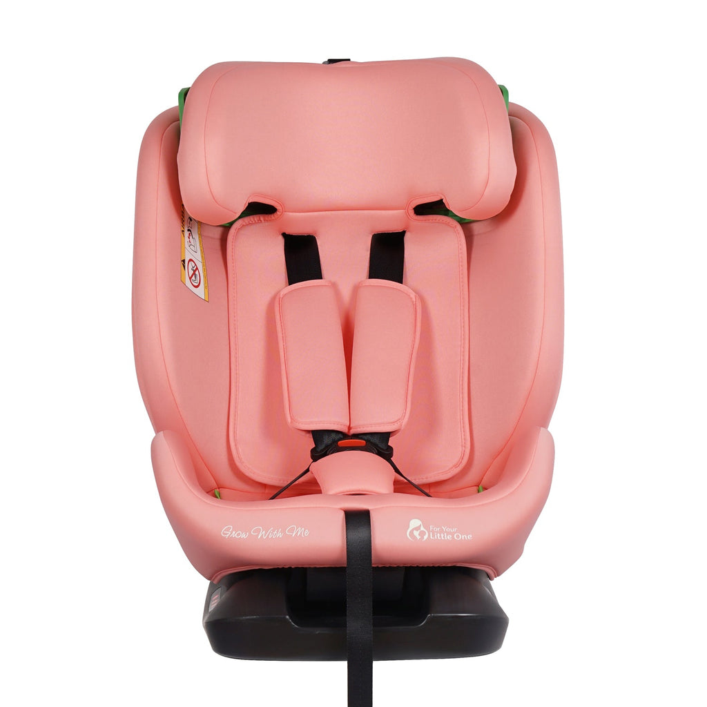 For Your Little One GrowWithMe 0/1/2/3 i-Size Car Seat - Blush Rose (Birth-12 Years)
