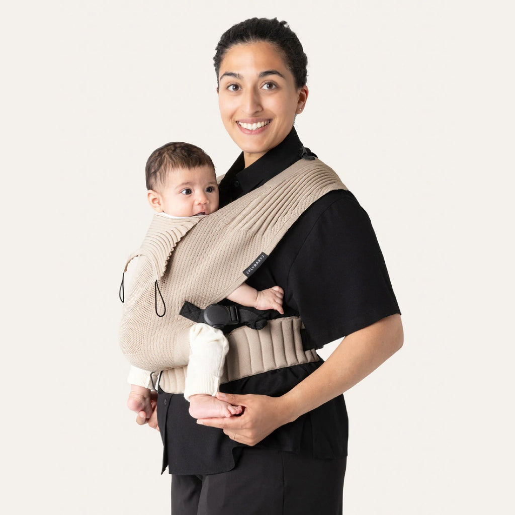 Flybaby 3D Knit Baby Carrier - Creme