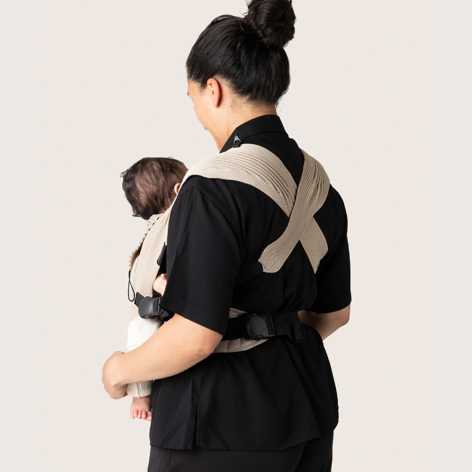 Flybaby 3D Knit Baby Carrier - Creme