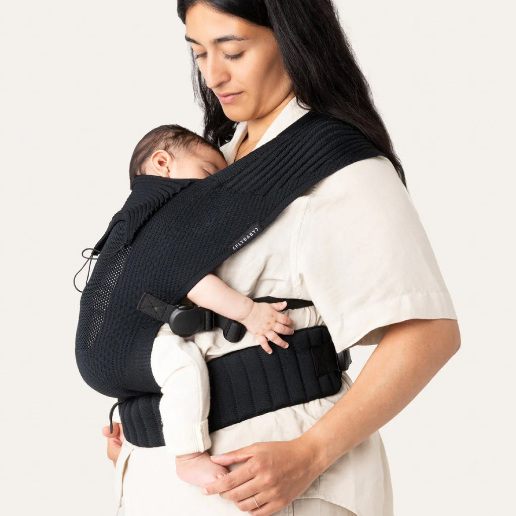 Flybaby 3D Knit Baby Carrier - Black