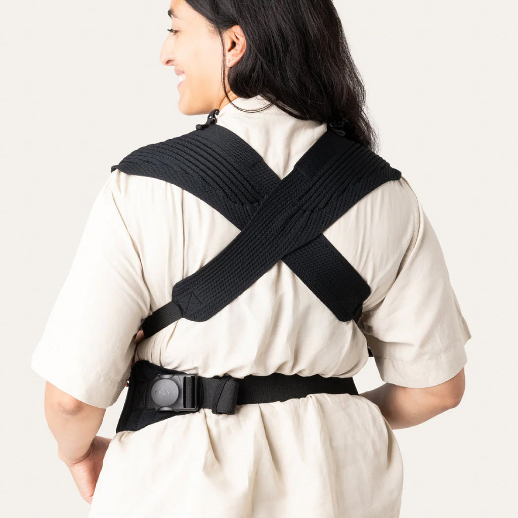 Flybaby 3D Knit Baby Carrier - Black