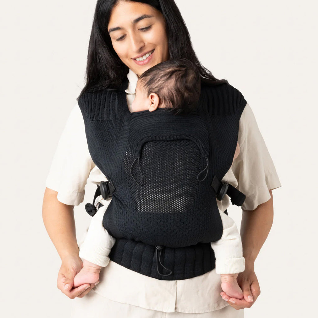 Flybaby 3D Knit Baby Carrier - Black
